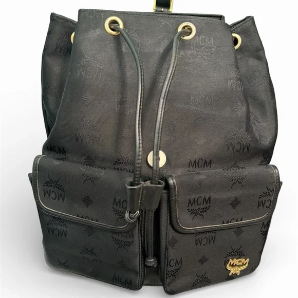 MCM Black Backpack - Picture 4 of 8